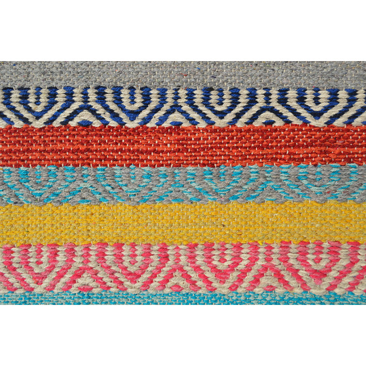 Bakero Saffron Handmade Kilim Cotton Red/Yellow/Blue Rug & Reviews Wayfair.co.uk
